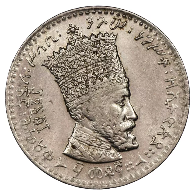 Ethiopia - 50 Matonas 1933-1934 - Hailé Selassié I - Silver KM.31 Schön.27