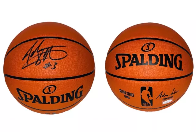 John Starks Autographed Spalding NBA Basketball￼ JSA