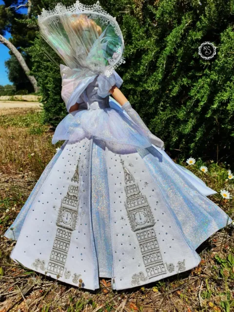 Cinderella ball dress for dolls and human for 50th anniversary 6