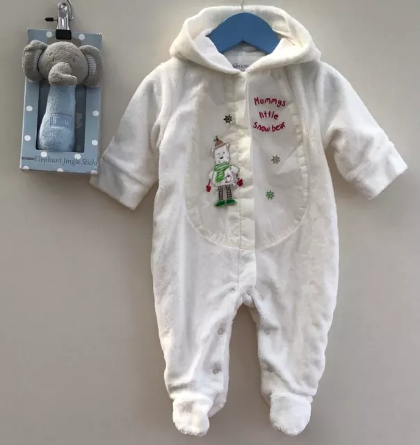 Baby Boys Snow Suit Age 3-6  Months Mamas&Papas