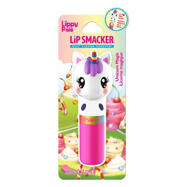 Lip Smacker Lippy Pal Unicorn Flavored Lip Balm | Clear Matte | Unicorn Magic |