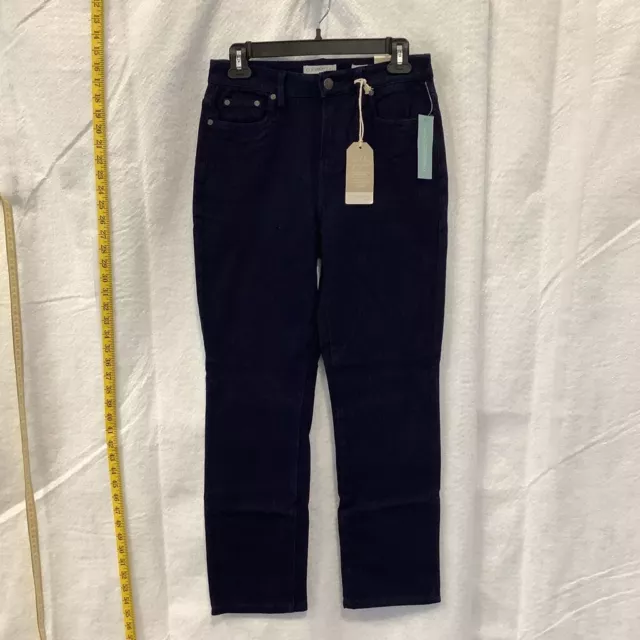 Coldwater Creek Womens Straight Leg Jeans Blue Stretch Denim Petites 6P New