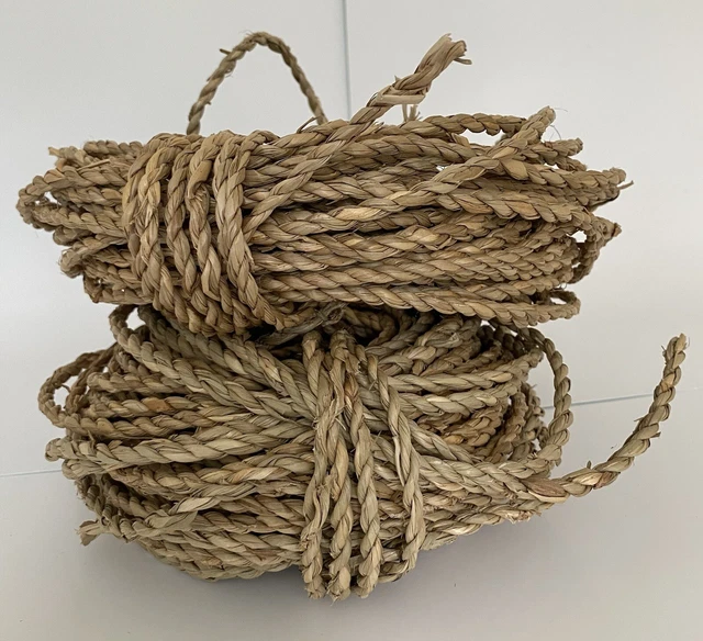 Pastos marinos retorcidos 5mm 1 lb cesta total silla de tejido haciendo azotes