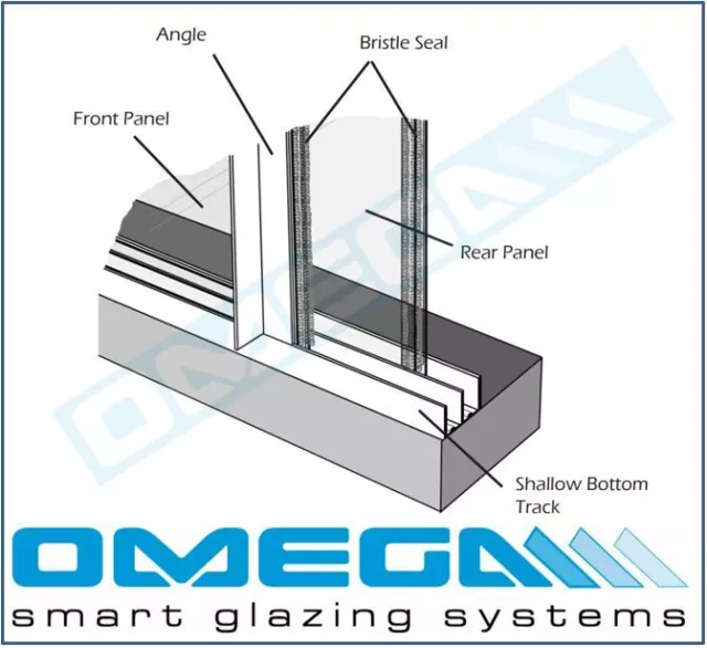 DIY Secondary Glazing Kit - Glazing Panel + Trackglaze Kit / Opening Unit 3