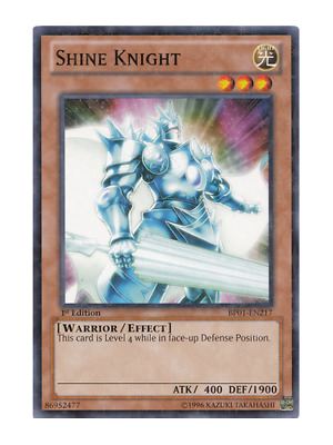 Shine Knight - Starfoil Rare BP01-EN217 1st Edition YUGIOH