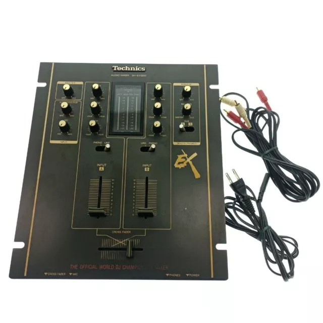 Technics SH-EX1200 Audio Mixer DJ Mixer Black Used 100V