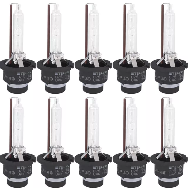 10x TECPO XENON BRENNER D2S 4300K 12V 35W SCHEINWERFERLAMPE PREMIUM AUTOLAMPE