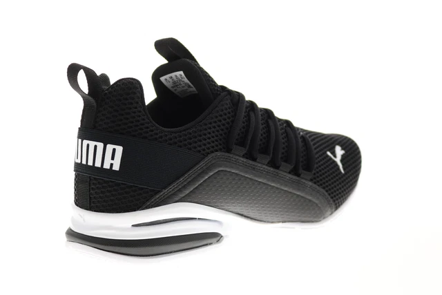 Puma Axelion LS 19438405 Mens Black Mesh Lace Up Athletic Running Shoes 8