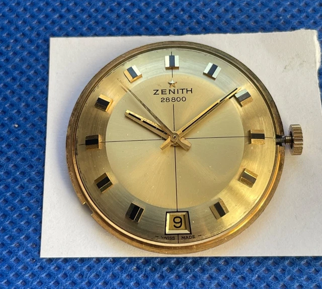Mouvement Mécanique Zenith Calibre 2542 Incomplet - Pièce D'occasion Pour Réparation Ou Collection