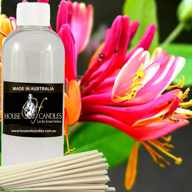 Japanese Honeysuckle Diffuser Fragrance Oil Refill Air Freshener & Reeds