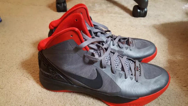 Size 11.5 - Nike Hyperdunk 2011 - Cool Grey/Black/Sport Red