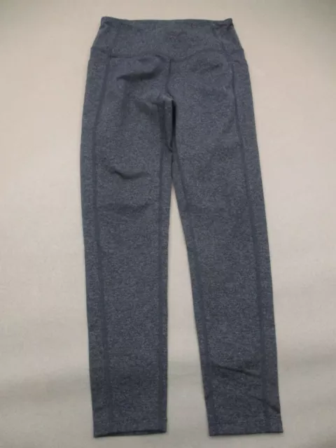 ZELLA Size S Womens Gray High Rise Stretch Pull On Athletic Cropped Leggings 812
