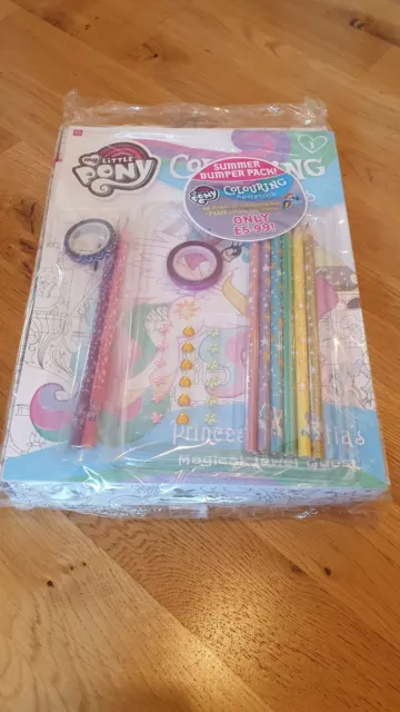 3 x My little pony stationery set, 2x  activity books stickers creyons issue 1