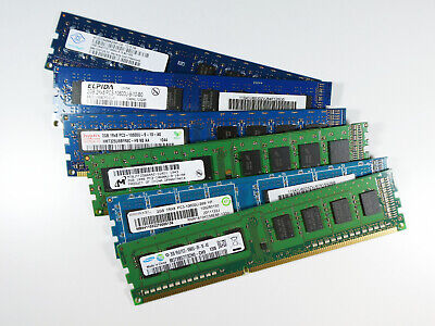 2 4 8GB 16 32 GB RAM Speicher DDR3 PC3-10600U 1333 MHz Arbeitsspeicher 4GB 12800