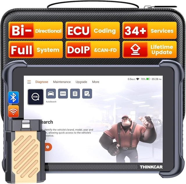 OBD2 ADVANCED AUTOMOTIVE Diagnostic Scanner 689BT 2025 FULL KIT NO ...