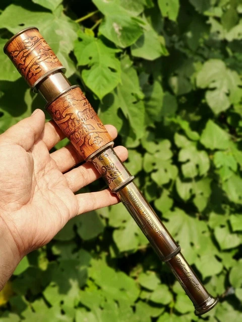 Nautical Brass Old Antique Victorian Marine Telescope Maritime Spyglass 18" Gift