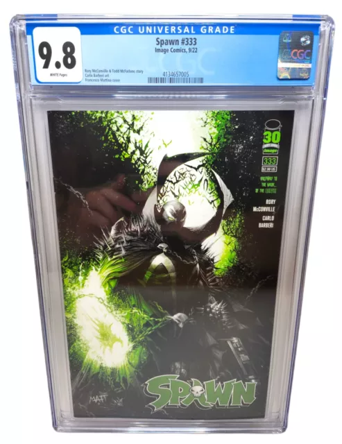 Spawn #333 (2022) Image Comics CGC Graded 9.8!