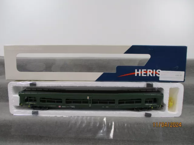 Heris H0 11077 Autotransportwagen der DB Ep. V  in OVP