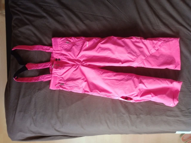 Pantalon de ski enfant fille 8 ans -10 ans réglable Wanabee