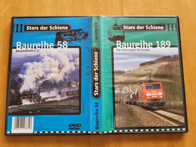 Stars der Schiene - Baureihe 189 / Baureihe 58   --2 DVDs--