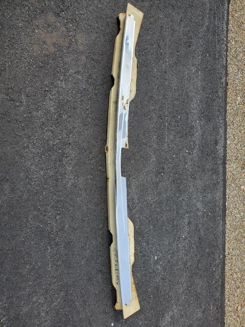 1964 Ford Fairlane Thunderbolt Front lower Chrome Guard Bumper Valance Trim oem 1964 Ford Fairlane Thunderbolt Front lower Chrome Guard Bumper Valance Trim oem