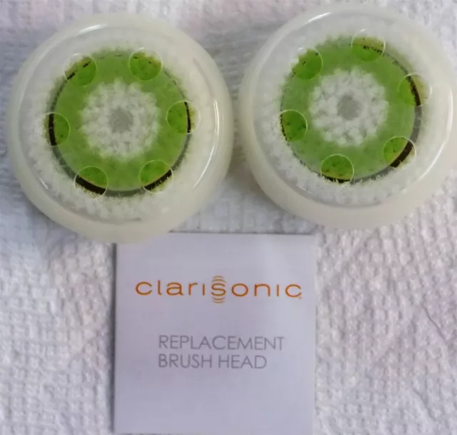 Clarisonic Replacement Brush Head Twin Pack For Acne Cleansing