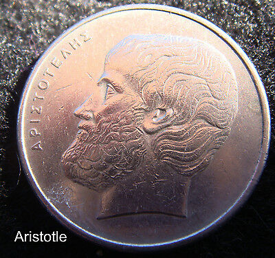 1976 Greece 5 Drachma Coin in  very Fine Grade