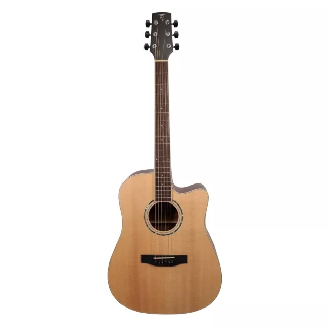 Timberidge '1 Series' Spruce Solid Top Acoustic-Electric Dreadnought Cutaway Gui