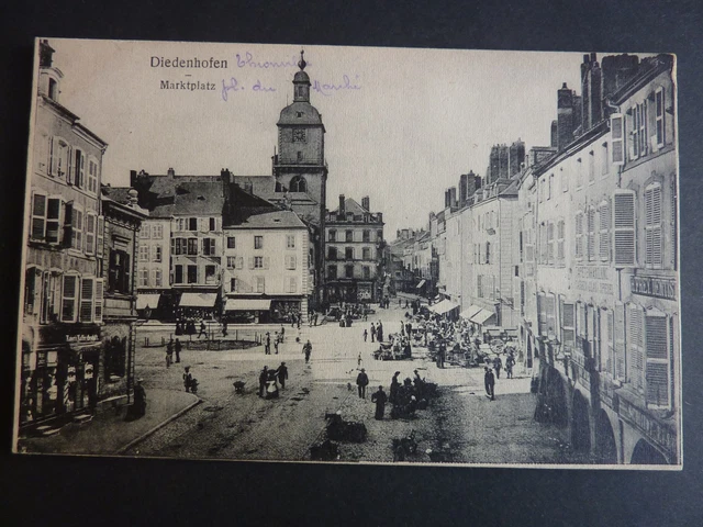 THIONVILLE Diedenhofen Moselle CPA 57 marktplatz