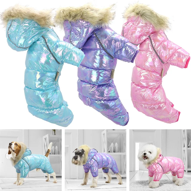 Tuta Abbigliamento Cappotto Inverno Impermeabile per cani cappuccio giacca Abiti