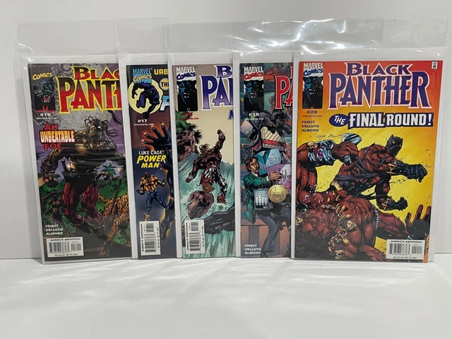 Black Panther #16 17 18 19 20 Marvel Knights 5 Book Lot High Grade 1999