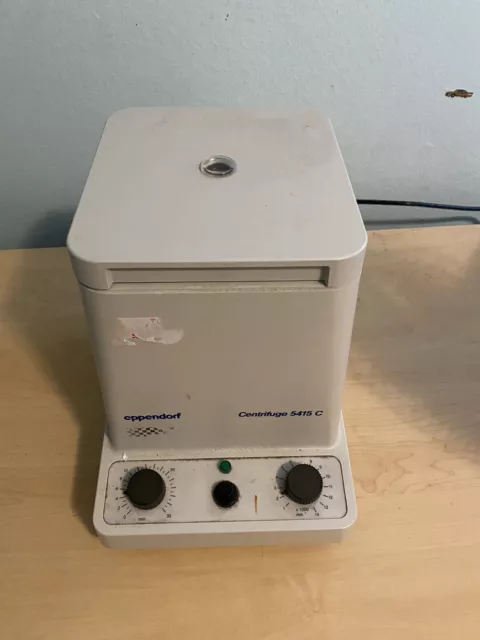 Eppendorf Micro Centrifuge Model 5415C  F-.45-18-11 Rotor 5402 Tested Working.