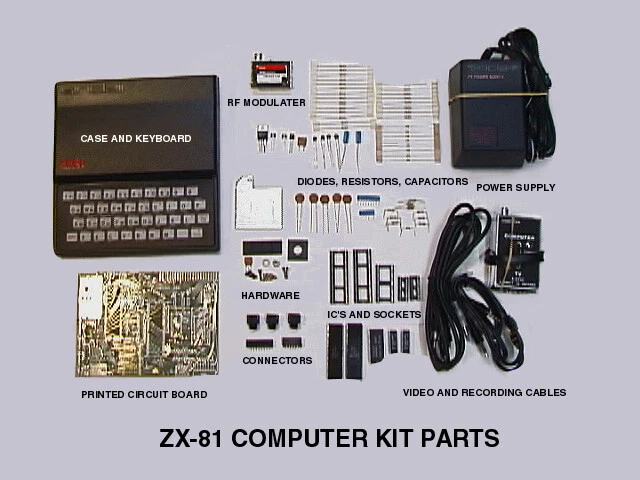 COLLECTABLE: NEW SINCLAIR ZX81 Computer Kit with 3 Books, 3 Tapes, and ...