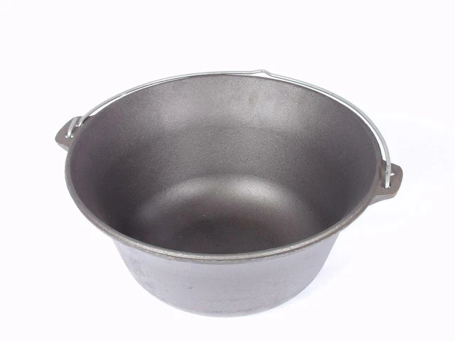 10,8L Original Ungarischer Gulaschkessel Topf Gußeisen neu Suppentopf Wasserkess