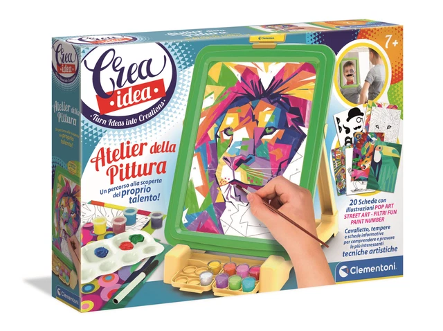 Merchandising Clementoni: Crea Idea - Atelier Della Pittura