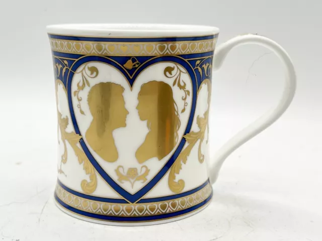 Vintage Commemorative Tea Cup Prince Henry Of Wales And Megham Markle Uk Royalty