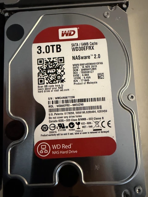WD Red Plus 1TB NAS Hard Disk Drive - 5400 RPM Class SATA 6Gb/s, CMR