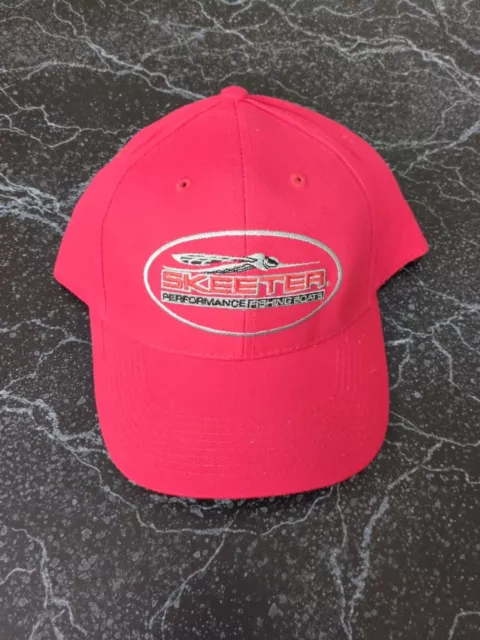 Skeeter Fishing Cap Solid Red