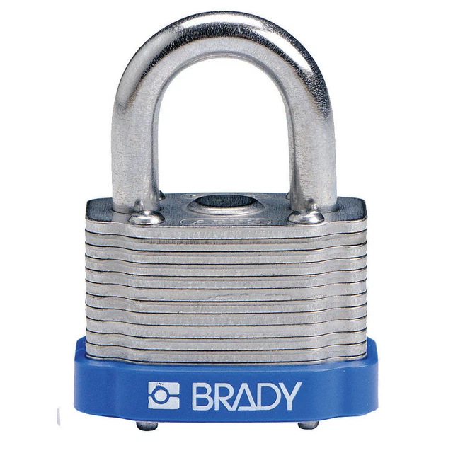 BRADY 118973 Keyed Padlock,Alike,1-5/16"W,PK3