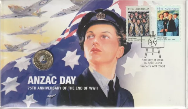 2020 Pnc $2 Anzac Day 75Th Anniversary Of The End Of Wwii