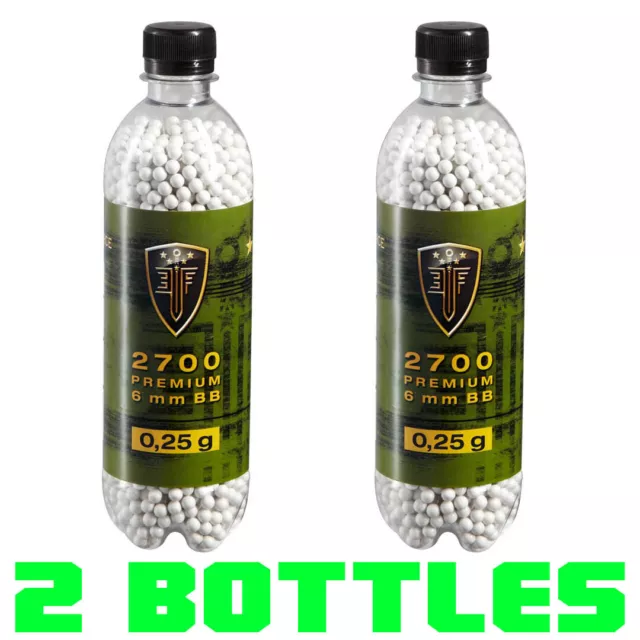 Umarex Elite Force BBs 0.25g White 5400 x 2 Bottles Airsoft 6mm Ammo Pellets