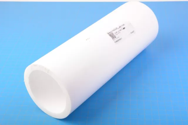 PTFE TUBE plastic round rod bushing stock teflon 4 1/4 OD x 3 1/2 ID x 12 OAL