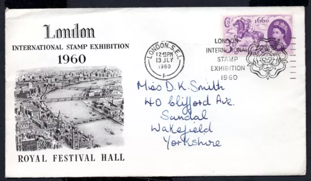 GB - 1960 London International Stamp Exhibition Souvenir Cover