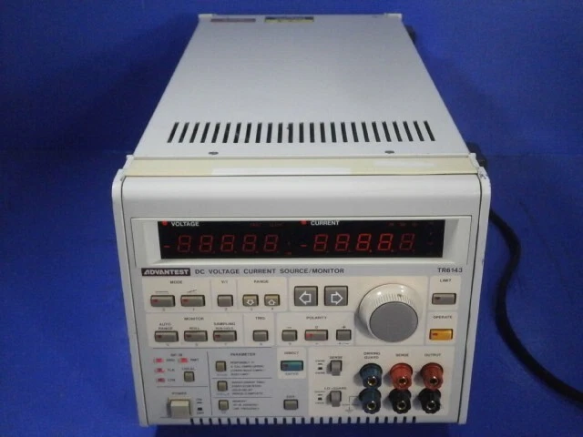 ADVANTEST◇TR6143◇DC VOLTAGE CURRENT SOURCE/MONITOR◇現状ジャンク