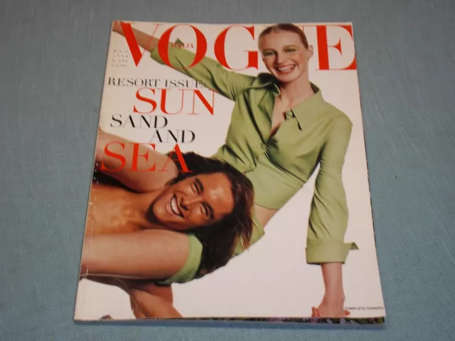 Revista May Vogue Italia 1996 - Esther De Jong - Moda De Alta Gama - L 3369