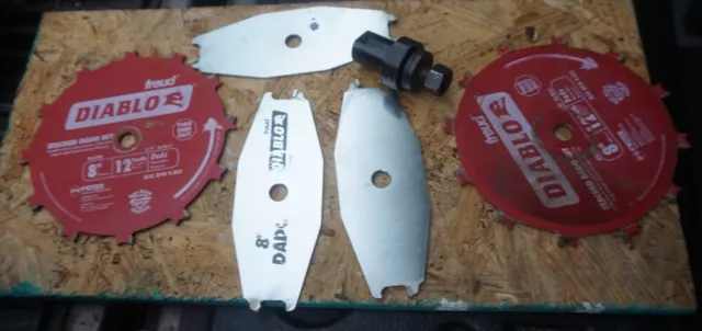 Freud Diablo 8" Stacked Dado Blade Set W/ Shopsmith Dado Arbor!!!