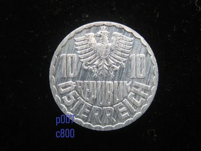 AUSTRIA 10 Groschen 1965 Republik Österreich Gem Proof 2710# World Money Coin