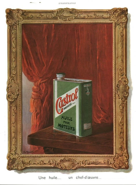 Publicité Originale 1963 Pour Station TOTAL - Huile Moteur Altigrade - Occasion Vintage