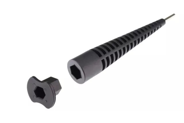 Extensión Manivela para Apoyo de la Caravana Apoyo 240mm + Adaptador 13mm+19mm