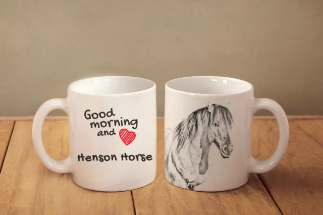 Henson Horse - ceramic cup, mug "Good morning and love ", CA